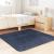 Covor shaggy cu pom înalt, NAVARRA, bleumarin, 120x120 cm GartenMobel Dekor