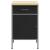 Banc de lucru cu sertar cu blocare Negru și Gri 50 x 55 x 85 cm GartenMobel Dekor