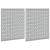 Panou de Perete pentru Unelte 2 pcs Gri 100 x 1 x 60 cm GartenMobel Dekor