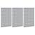 Panou de Perete pentru Unelte 3 pcs Gri 150 x 1 x 60 cm GartenMobel Dekor