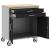 Banc de lucru cu sertar cu roata Negru și Gri 75 x 45 x 85 cm GartenMobel Dekor