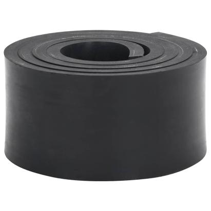 Margine de cauciuc pentru plug de zăpadă negru 200x8x1 cm GartenMobel Dekor