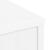 Dulap lateral „ODDA” alb 40x24x79 cm, lemn masiv de pin GartenMobel Dekor