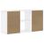 Dulap TV „ODDA” alb 79x24x40 cm din lemn masiv de pin GartenMobel Dekor