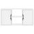 Dulap TV „ODDA” alb 79x24x40 cm din lemn masiv de pin GartenMobel Dekor