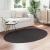Covoare de zonă Oval HUARTE Antracit 120 x 170 cm GartenMobel Dekor