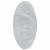 Covoare de zonă Oval HUARTE Gri 80 x 150 cm 100% Polyester GartenMobel Dekor
