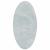 Covoare de zonă Oval HUARTE Gri 100 x 200 cm 100% Polyester GartenMobel Dekor