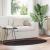 Covoare de zonă Oval HUARTE Negru 80 x 150 cm 100% Polyester GartenMobel Dekor