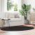 Covoare de zonă Oval HUARTE Negru 120 x 170 cm 100% Polyester GartenMobel Dekor