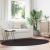 Covoare de zonă Oval HUARTE Negru 140 x 200 cm 100% Polyester GartenMobel Dekor