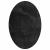Covoare de zonă Oval HUARTE Negru 140 x 200 cm 100% Polyester GartenMobel Dekor