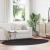 Covoare de zonă Oval HUARTE Negru 160 x 230 cm 100% Polyester GartenMobel Dekor