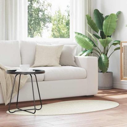 Covoare de zonă HUARTE Crem 80 x 150 cm Poliester GartenMobel Dekor