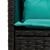 Set de canapele pentru grădină cu pernă 2 pcs poliratan GartenMobel Dekor