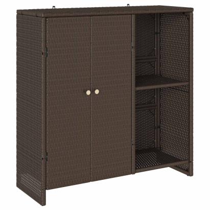 Dulap de depozitare cu raft cu ușă Maro 100 x 36 x 102 cm Ratan GartenMobel Dekor