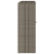 Dulap de depozitare cu raft cu ușă Gri 100 x 36 x 102 cm Ratan GartenMobel Dekor