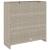 Dulap de depozitare cu raft Gri deschis 100 x 36 x 102 cm Ratan GartenMobel Dekor