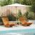 Fotoliu de relaxare 2-persoană 2 pcs Maro 154 x 60 x 74 cm GartenMobel Dekor