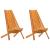 Scaun 2 pcs Maro 69 x 56 x 84 cm Lemn Solid de Acacia GartenMobel Dekor