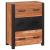 Bufet cu sertar Maro 55 x 30 x 75 cm Lemn Solid de Acacia GartenMobel Dekor