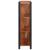 Raft pentru cărți Maro 80 x 30 x 110 cm Lemn Solid de Acacia GartenMobel Dekor