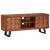 Cabinet TV maro miere 112 x 30 x 48 cm lemn masiv de acacia GartenMobel Dekor