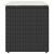 Scaune de grădină cu perne 2 buc Negru 40x40x43 cm Poly Ratan GartenMobel Dekor