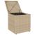 Scaune de grădină cu perne 2 buc Bej 40x40x43 cm Poly Ratan GartenMobel Dekor