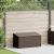 Cutie de depozitare de grădină maro 110x50x58 cm polirattan GartenMobel Dekor