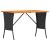 Set mobilier de grădină cu perne, 4 piese, negru, poliratan GartenMobel Dekor