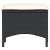 Set mobilier de grădină cu perne, 3 piese, negru, poliratan GartenMobel Dekor