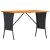 Set mobilier de grădină cu perne, 3 piese, negru, poliratan GartenMobel Dekor