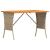 Set mobilier de grădină cu perne, 3 piese, bej, poliratan GartenMobel Dekor