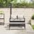 Set mobilier de grădină cu perne, 3 piese, negru, poliratan GartenMobel Dekor