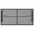 Set mobilier de grădină cu perne, 3 piese, negru, poliratan GartenMobel Dekor