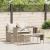 Set mobilier de grădină cu perne, 3 piese, bej, poliratan GartenMobel Dekor