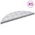 Trepte Semilună 5 pcs Argintiu 60 x 18 x 2,5 cm Aluminiu GartenMobel Dekor