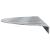 Trepte Semilună 15 pcs Argintiu 60 x 18 x 2,5 cm Aluminiu GartenMobel Dekor