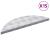 Trepte Semilună 15 pcs Argintiu 60 x 18 x 2,5 cm Aluminiu GartenMobel Dekor