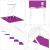 Trepte Pătrat 4 pcs Argintiu 20 x 20 cm Aluminiu GartenMobel Dekor