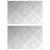 Trepte Dreptunghiular 2 pcs Argintiu 30 x 20 cm Aluminiu GartenMobel Dekor