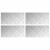 Trepte Dreptunghiular 4 pcs Argintiu 40 x 20 cm Aluminiu GartenMobel Dekor