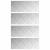 Trepte Dreptunghiular 4 pcs Argintiu 50 x 20 cm Aluminiu GartenMobel Dekor
