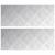 Trepte Dreptunghiular 2 pcs Argintiu 50 x 20 cm Aluminiu GartenMobel Dekor