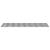Trepte Dreptunghiular 2 pcs Argintiu 60 x 20 cm Aluminiu GartenMobel Dekor