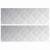Trepte Dreptunghiular 2 pcs Argintiu 60 x 20 cm Aluminiu GartenMobel Dekor