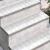 Trepte Dreptunghiular 2 pcs Argintiu 80 x 20 cm Aluminiu GartenMobel Dekor