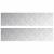 Trepte Dreptunghiular 2 pcs Argintiu 80 x 20 cm Aluminiu GartenMobel Dekor