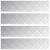 Trepte Dreptunghiular 4 pcs Argintiu 90 x 20 cm Aluminiu GartenMobel Dekor